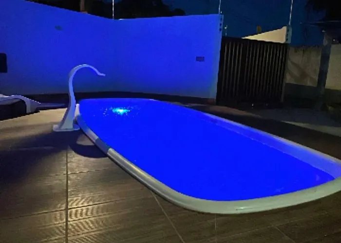 Casa De Praia Com Piscina